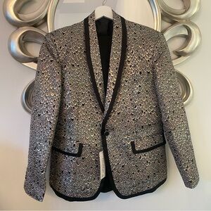 Cloudstyle Silver Holographic Scales 2 Piece Suit | Large